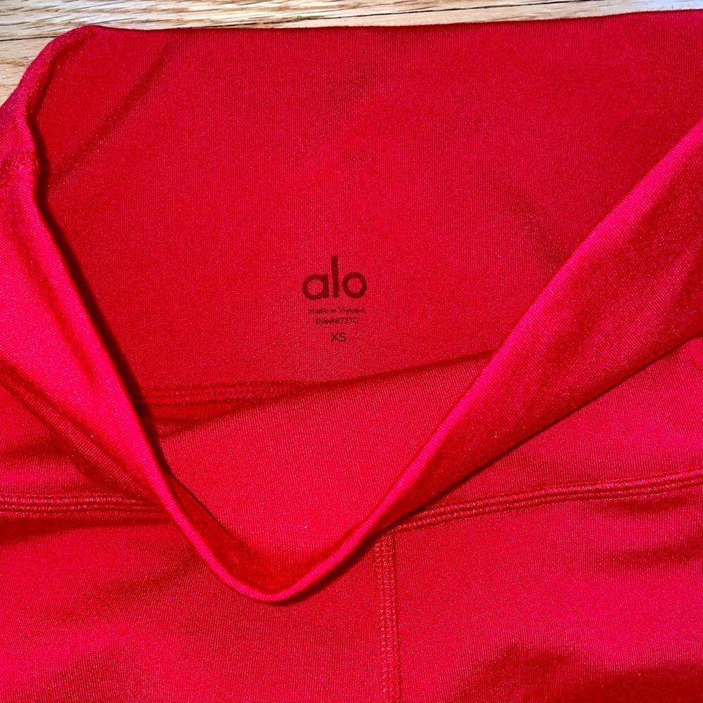 Alo Yoga 7/8 Airbrush leggings (cherry)